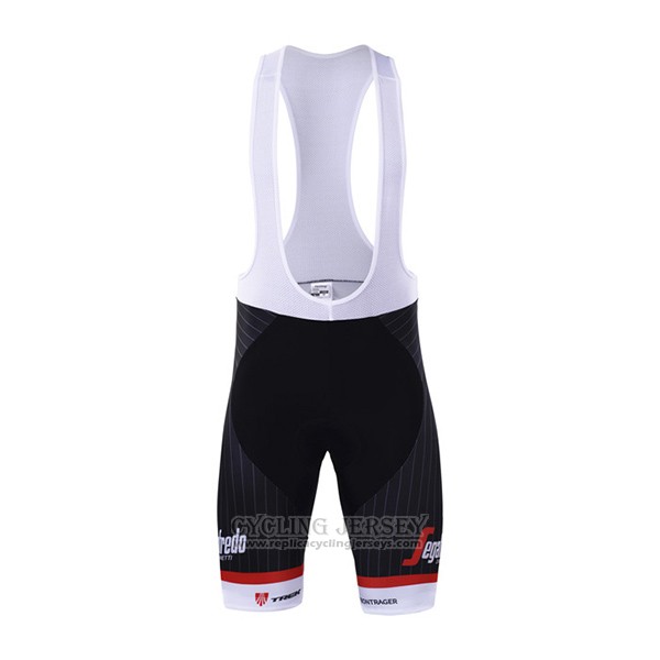 2017 Cycling Jersey Trek Segafredo Black and White Short Sleeve and Bib Short